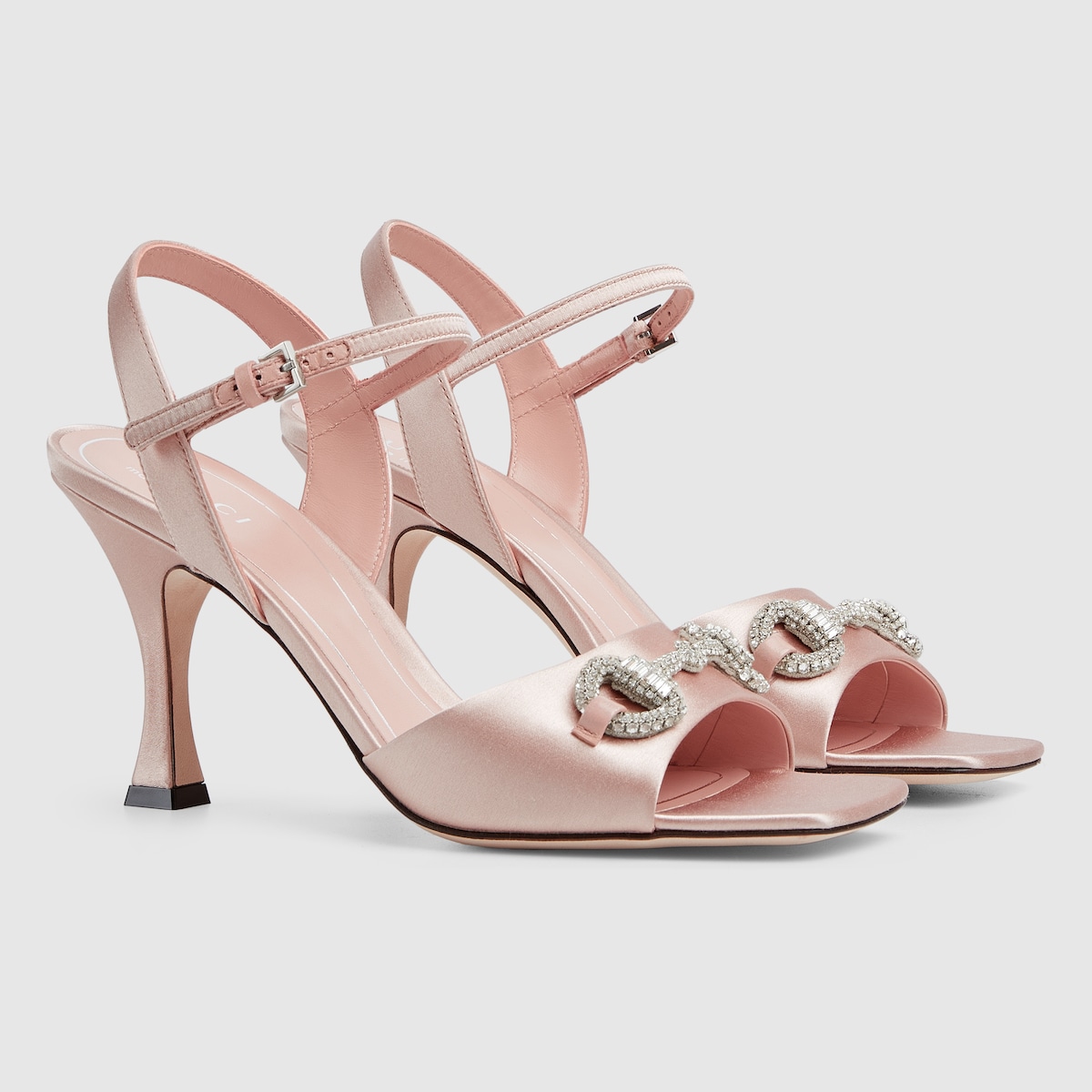 Gucci Women’s sandal with crystal Horsebit - Image 5